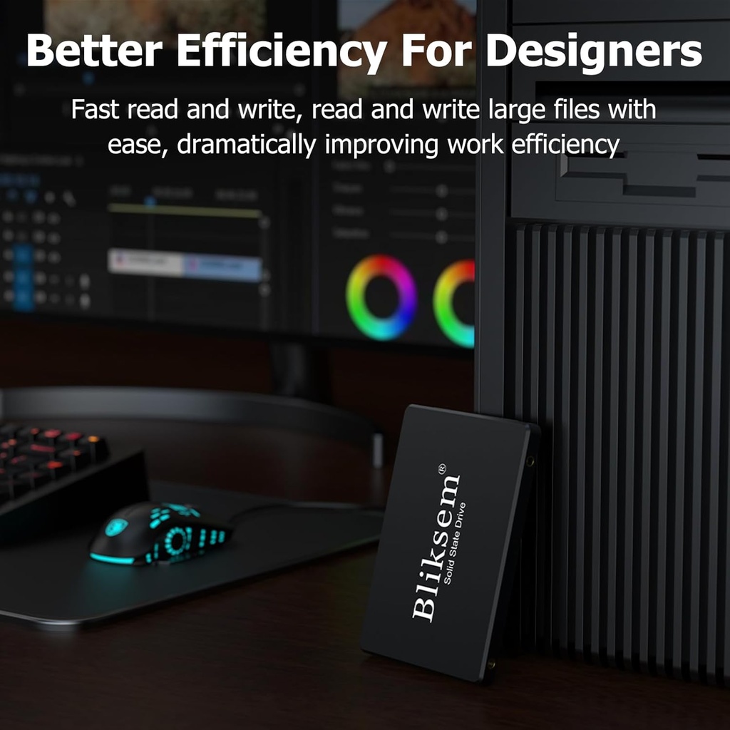 Disque Dur SSD Interne SATA III 256 Go 2,5"