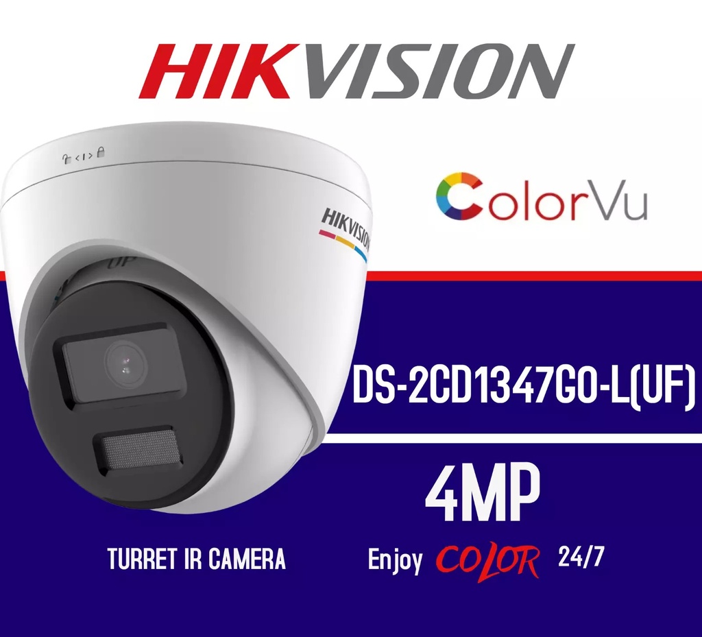 Hikvision 4 MP ColorVu DS-2CD1347G0-L