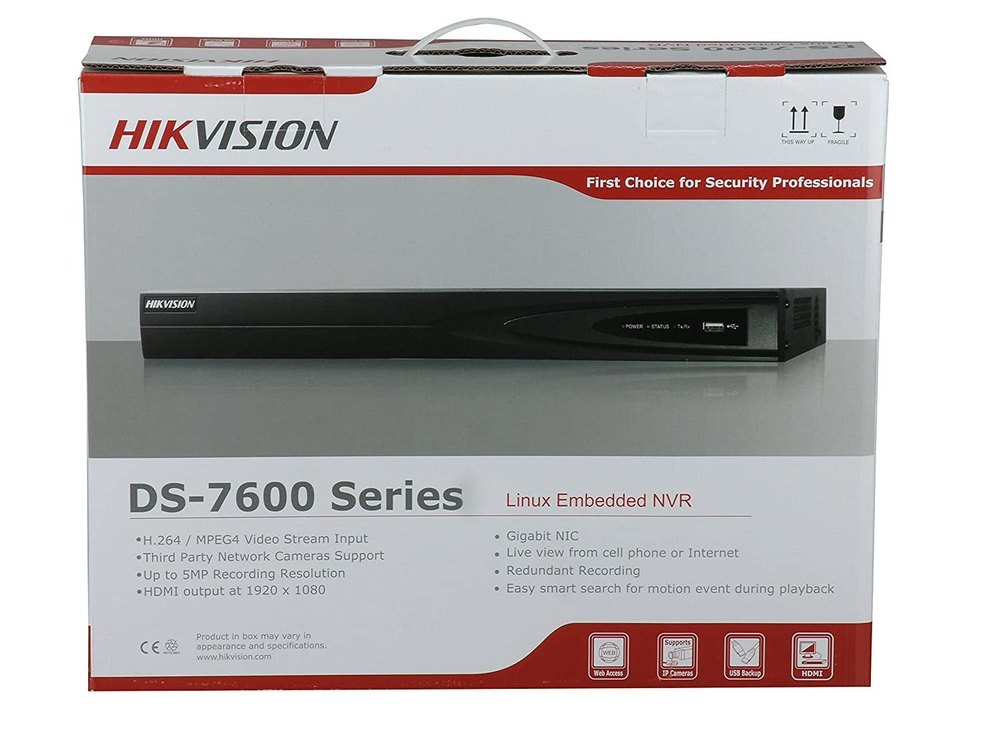 HIKVISION 16CH 16 Ports PoE DS-7616NI-E2/16P NVR Network Video Recorder