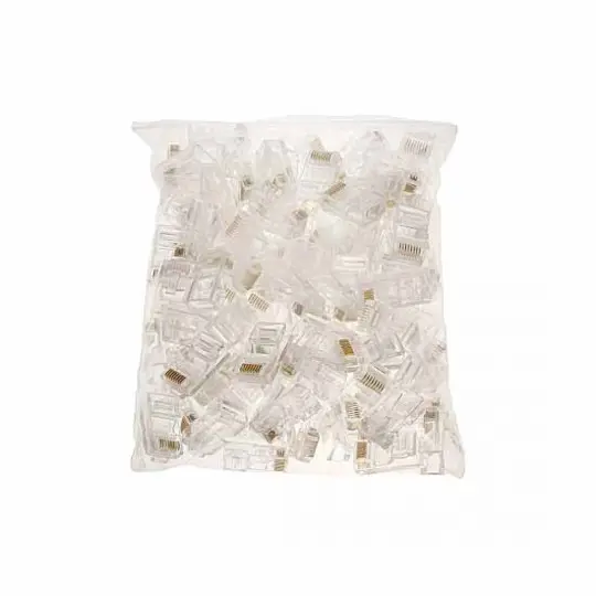 100 PCS CONNECTEURS RJ45 UTP 6E