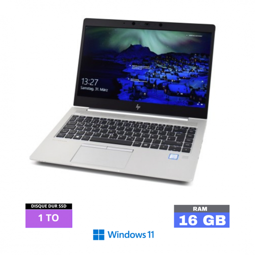 HP 840 G5 CORE-I5-8350U -RAM 16 go - SSD 1 To- Windows 11