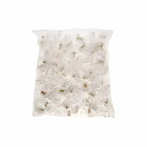 100 PCS CONNECTEURS RJ45 UTP 6E